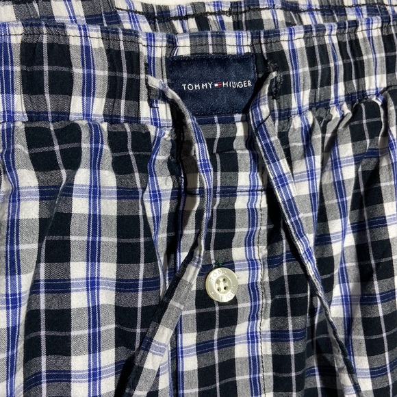 NWOT Tommy Hilfiger Mens Lounging Pajama Bottoms. Large. Plaid. - Picture 2 of 9